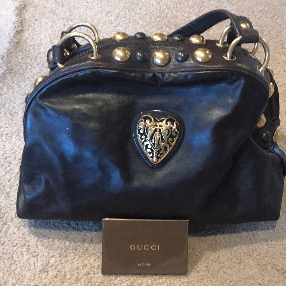 Brown Gucci bag